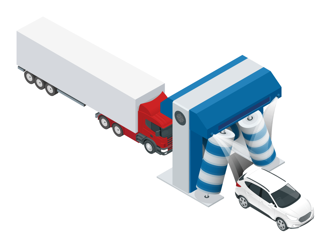 Truck, TIR, Umyvacka